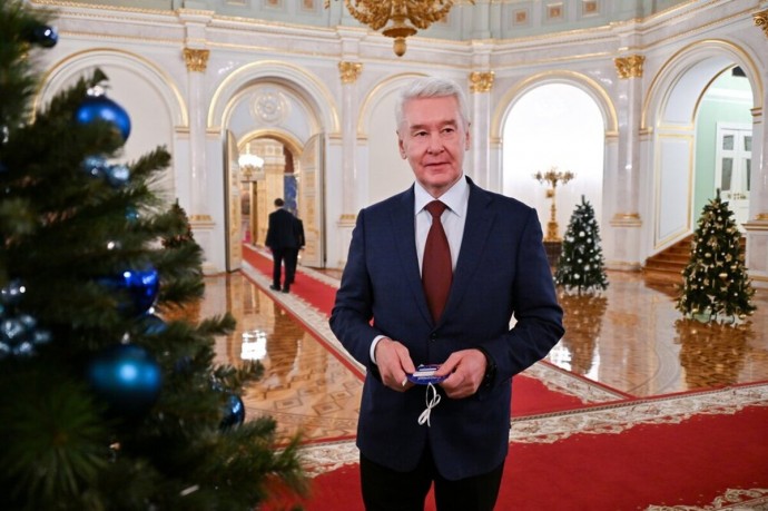 Собянин поблагодарил столичный бизнес за украшение витрин к Новому году