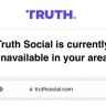 Социальная сеть Дональда Трампа Truth Social заблокирована на территории Украины