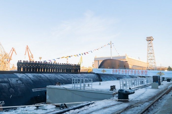 ВМФ России передан новейший АПРК «Архангельск» проекта «Ясень-М»