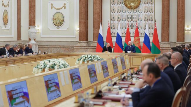 Путин: между Россией и Белоруссией нет неудовлетворенности в отношениях