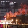 Мощный пожар охватил нелегальный хостел в Москве