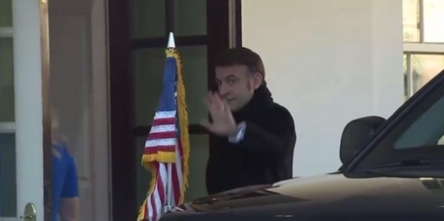 Трамп не вышел из Белого дома встречать Макрона - «Политика»
