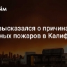 Маск высказался о причинах страшных пожаров в Калифорнии
