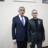 Дмитрий Миляев вручил медали «Доблесть и слава» военнослужащим в Плавске