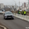 На мосту через Везёлку в Белгороде перекрыли одну полосу на спуск