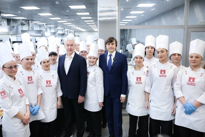 Сергей Кравцов и Сергей Собянин открыли кулинарный полигон практической подготовки
