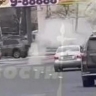 На дороге в центре Пензы прямо из-под асфальта валит пар