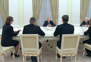 Беседа с лауреатами премий Президента в области науки и инноваций для молодых учёных
