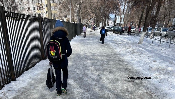МЧС по Башкирии предупредило о гололедице
