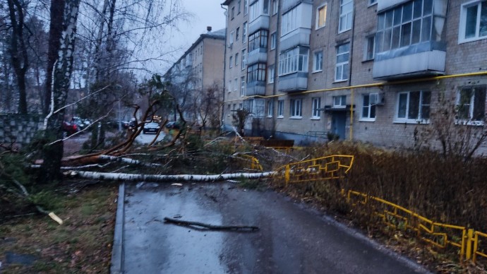 В Пензенской области снова объявлено штормовое предупреждение