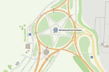 В российском городе в схеме дорожной развязки усмотрели символ пентаграммы