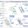 Ремонт здания Ленинградского вокзала