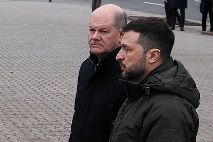 Названа возможная цель визита Шольца на Украину