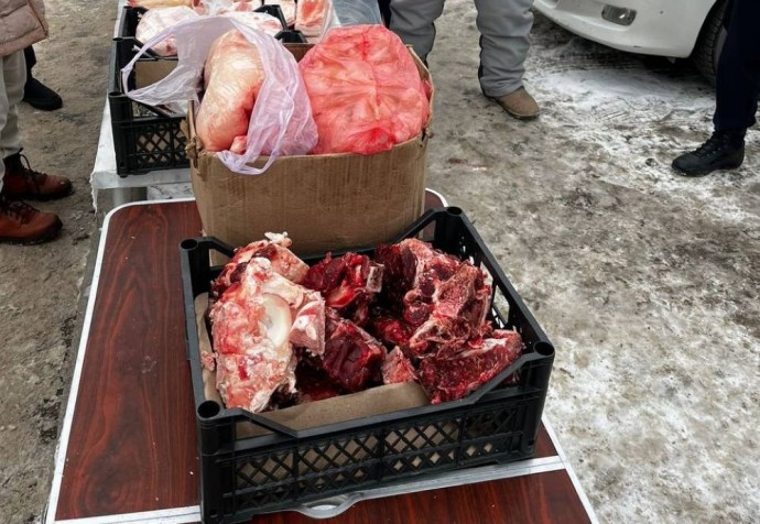 Около 80 килограммов мяса изъяли у незаконных торговцев в Кировском районе 