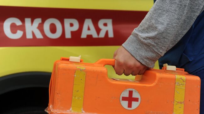 На Алтае микроавтобус попал в ДТП, пострадали дети