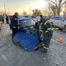 В Кировском районе произошло тройное ДТП