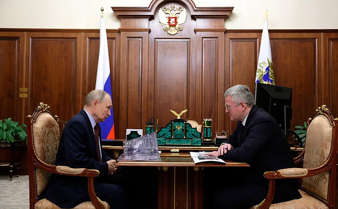 Встреча с губернатором Камчатского края Владимиром Солодовым