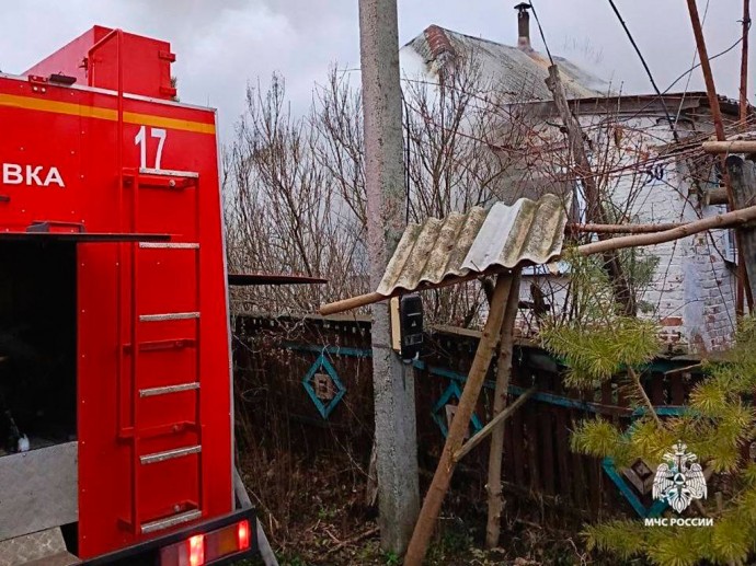 В Борисовском районе при пожаре в частном доме погиб мужчина