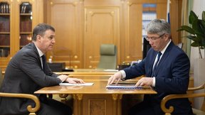 Дмитрий Патрушев и глава Республики Бурятия Алексей Цыденов обсудили сохранение Байкала