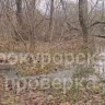 Канализационные стоки текут в Комсомольский парк города Донского