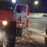 В центре Курска полностью сгорел жилой дом из дерева