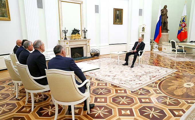 Встреча с председателями парламентов государств – членов ОДКБ