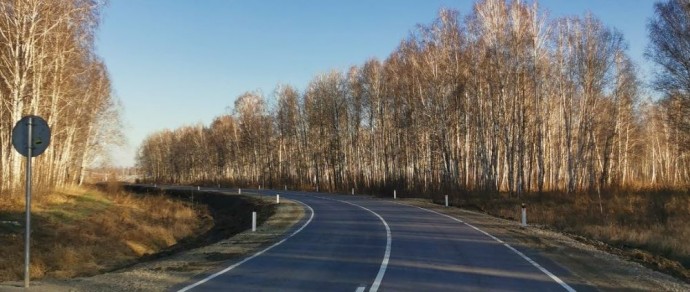 Дорогу до Лесной поляны отремонтировали в Новосибирской области
