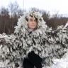 Чернянская мастерица плетёт маскировочные костюмы и вяжет обереги для военнослужащих