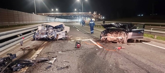 В страшной аварии на «Тавриде» погибли два человека