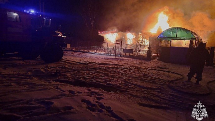 В Венёвском районе в огне погибла пожилая женщина