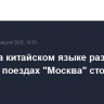 Схему на китайском языке разместят в новых поездах "Москва" столичного метро