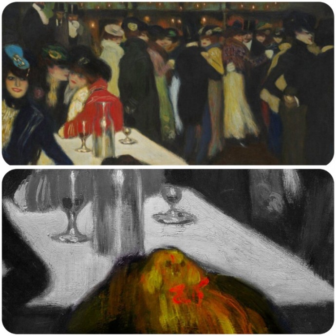 Эксперты обнаружили маленькую собаку на картине «Le Moulin de la Galette» Пабло Пикассо Эксперты обнаружили маленькую собаку на картине «Le Moulin de la Galette» Пабло Пикассо